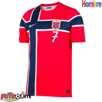 Camiseta Noruega Alexander Sorloth #7 Primera Equipación Mundial 2026 manga corta